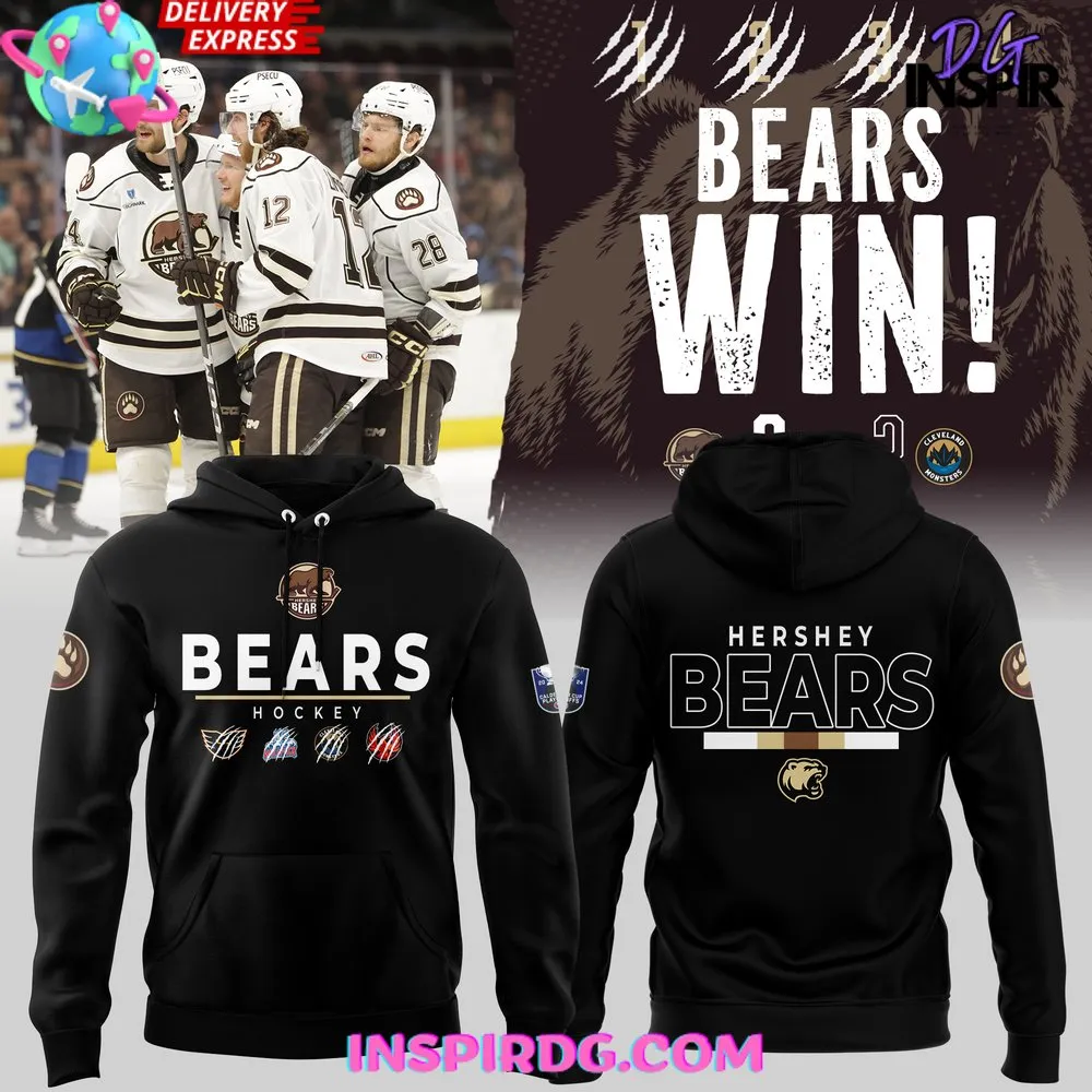 -Hershey Bears Hockey Win Final 2024 Hoodie