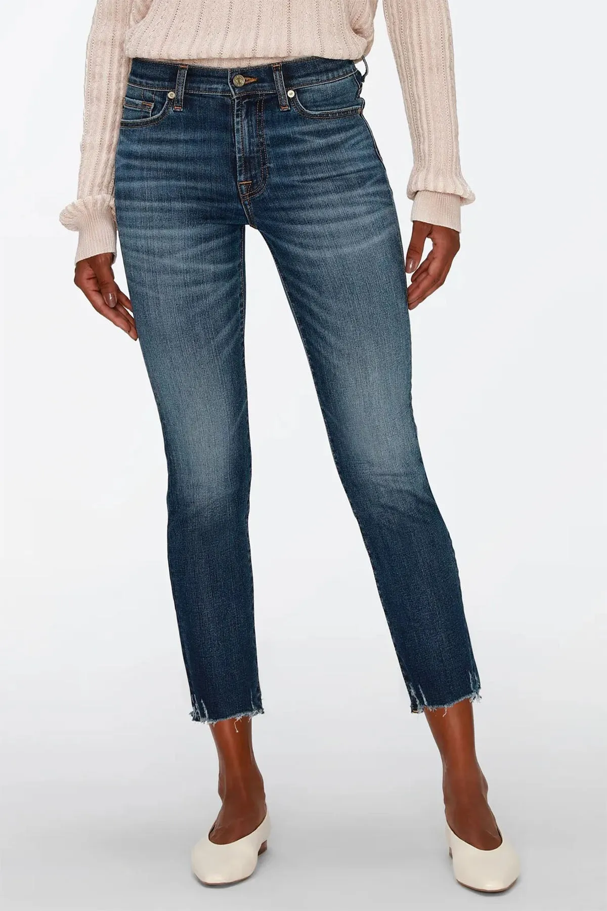 7 For All Mankind Roxanne Ankle Slim Fit Jeans