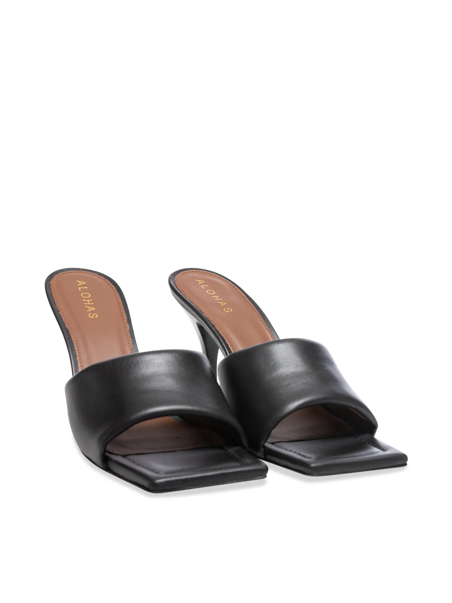 ALOHAS SANDAL PUFFY BLACK