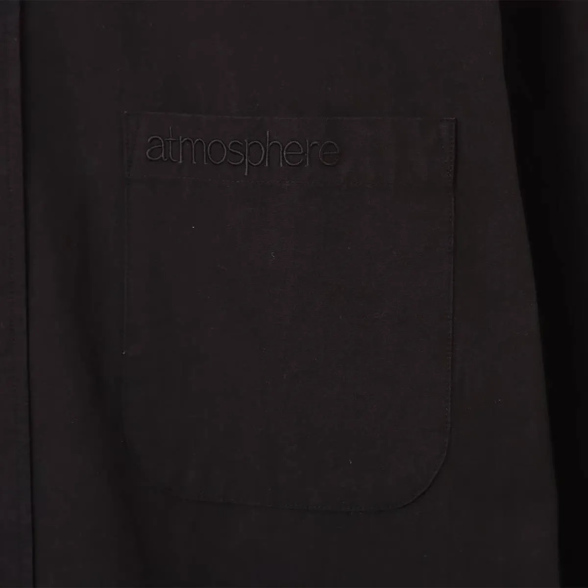 ATMOS COTTON WASHER BROAD SHIRT