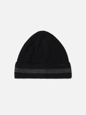 Black Knitted Beanie - FABC22-001