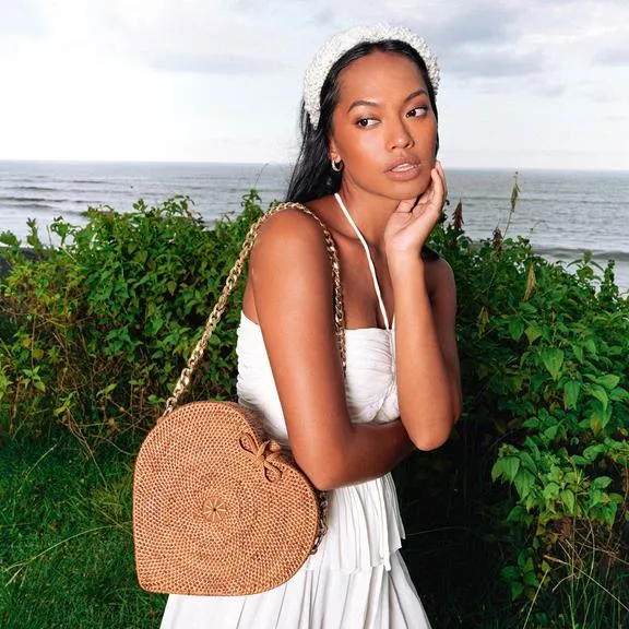 BRUNNA.CO Bag Cinta Atta Rattan Brown