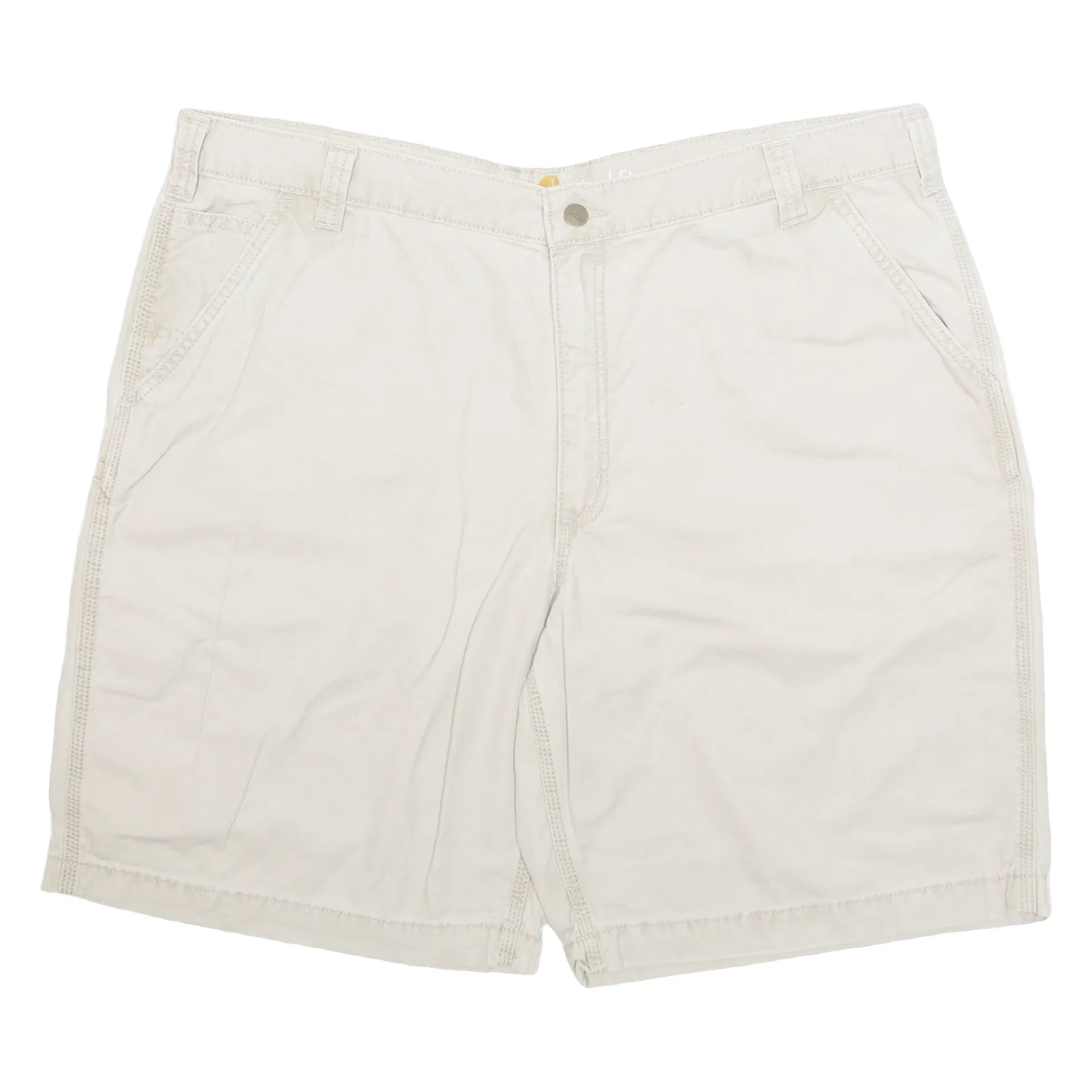 CARHARTT Womens Chino Shorts Beige Relaxed XL W42