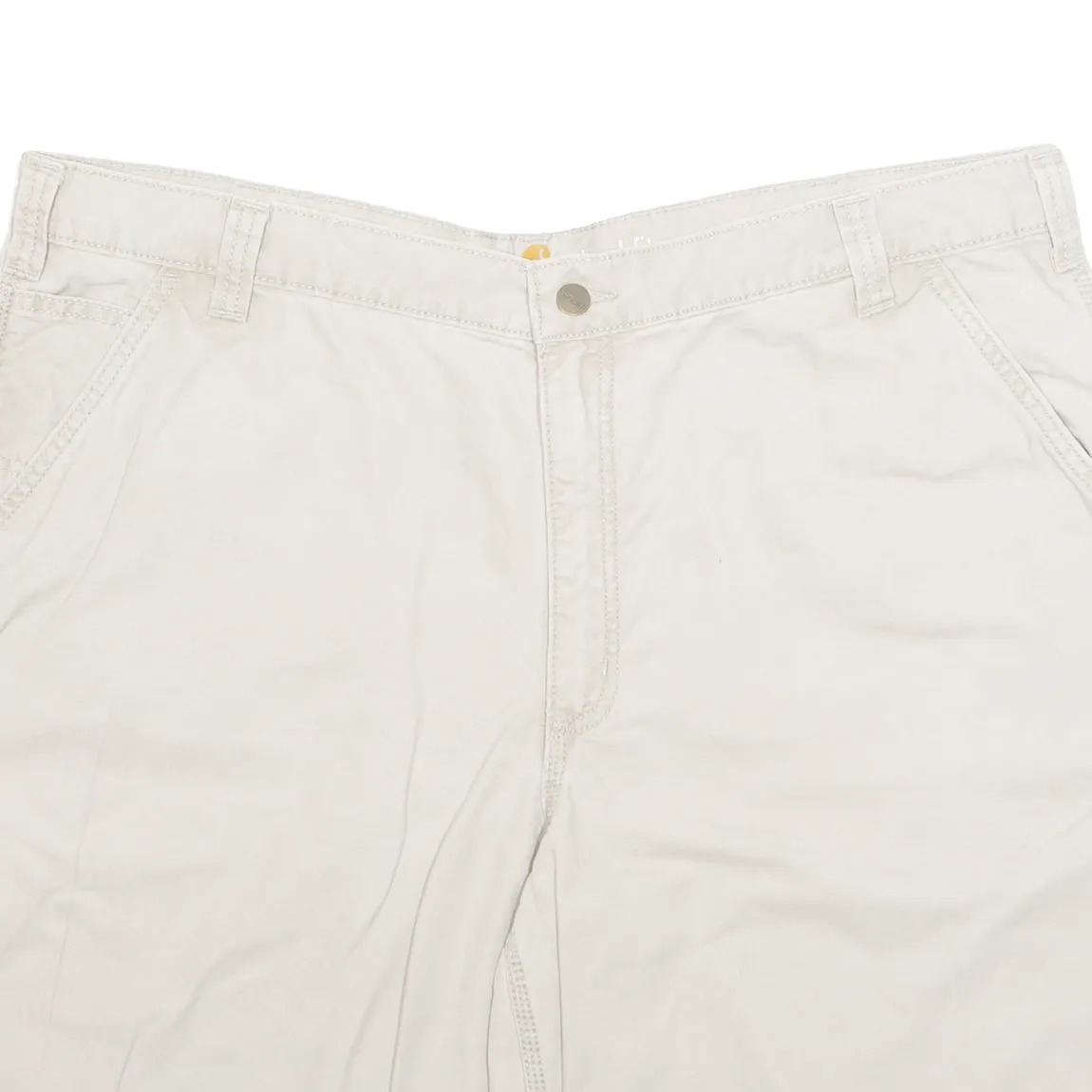 CARHARTT Womens Chino Shorts Beige Relaxed XL W42