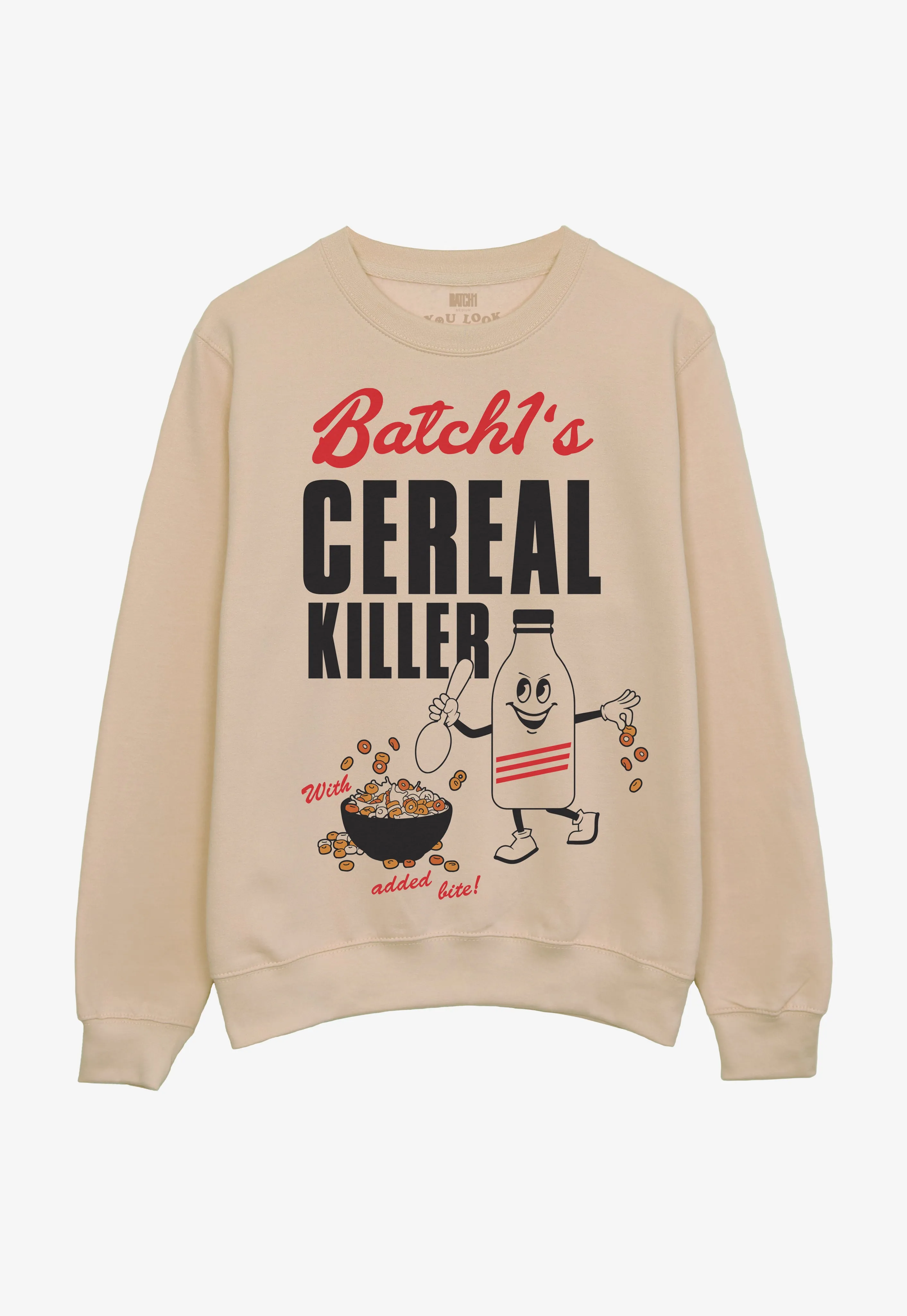 Cereal Killer Slogan Sweatshirt