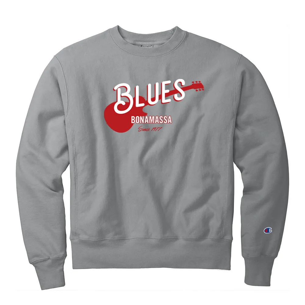 Certified Blues Champion Reverse Weave Crewneck Sweatshirt (Unisex)