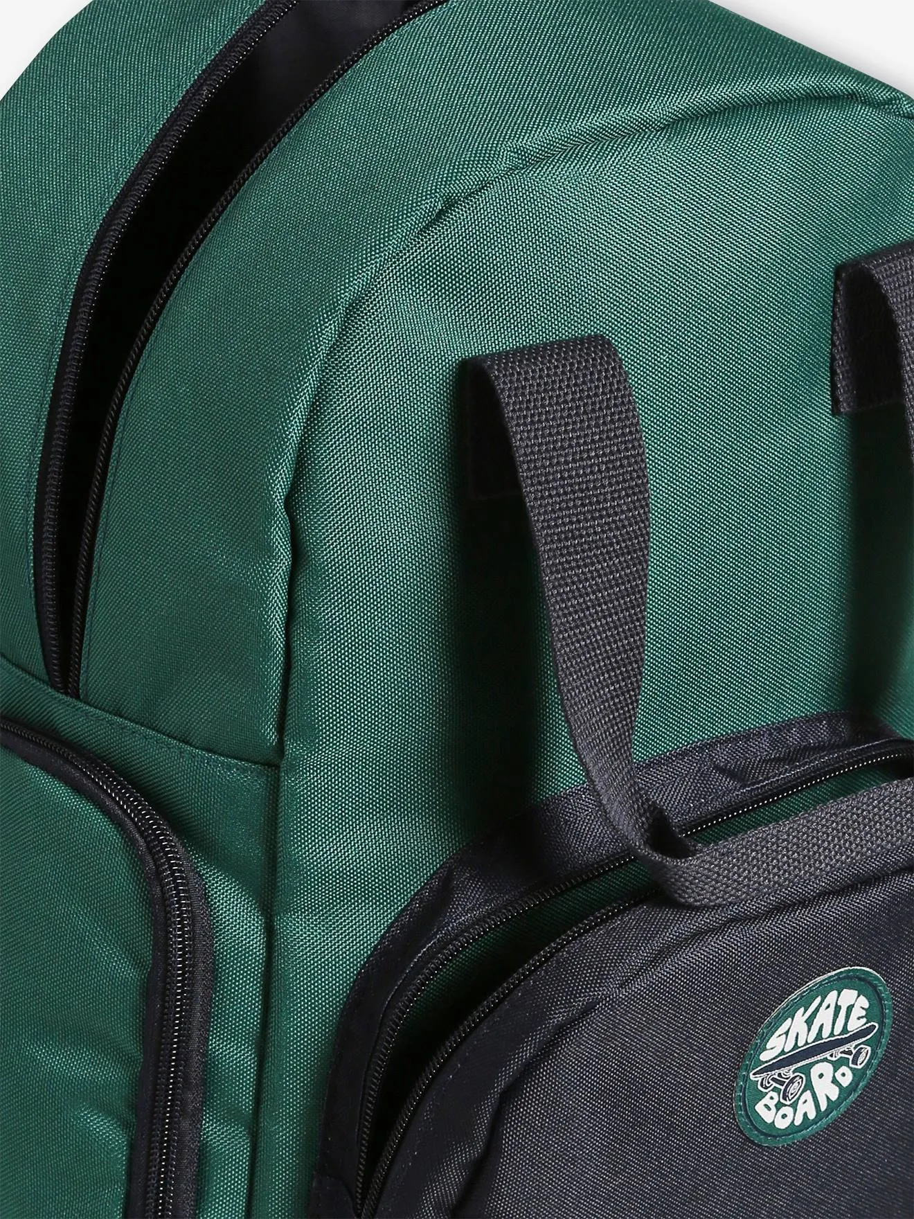 Colourblock Backpack for Boys - green