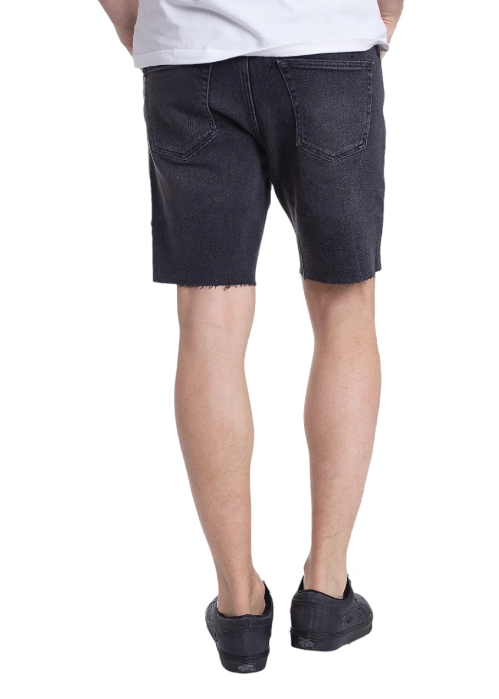 DR DENIM - Gene Denim Shorts - Black Dusk