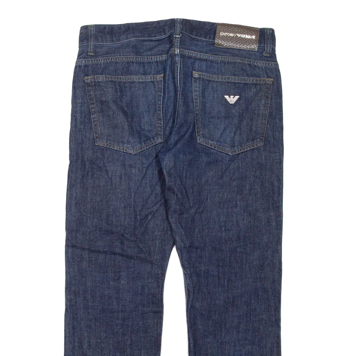 EMPORIO ARMANI Mens Jeans Blue Regular Skinny W33 L26
