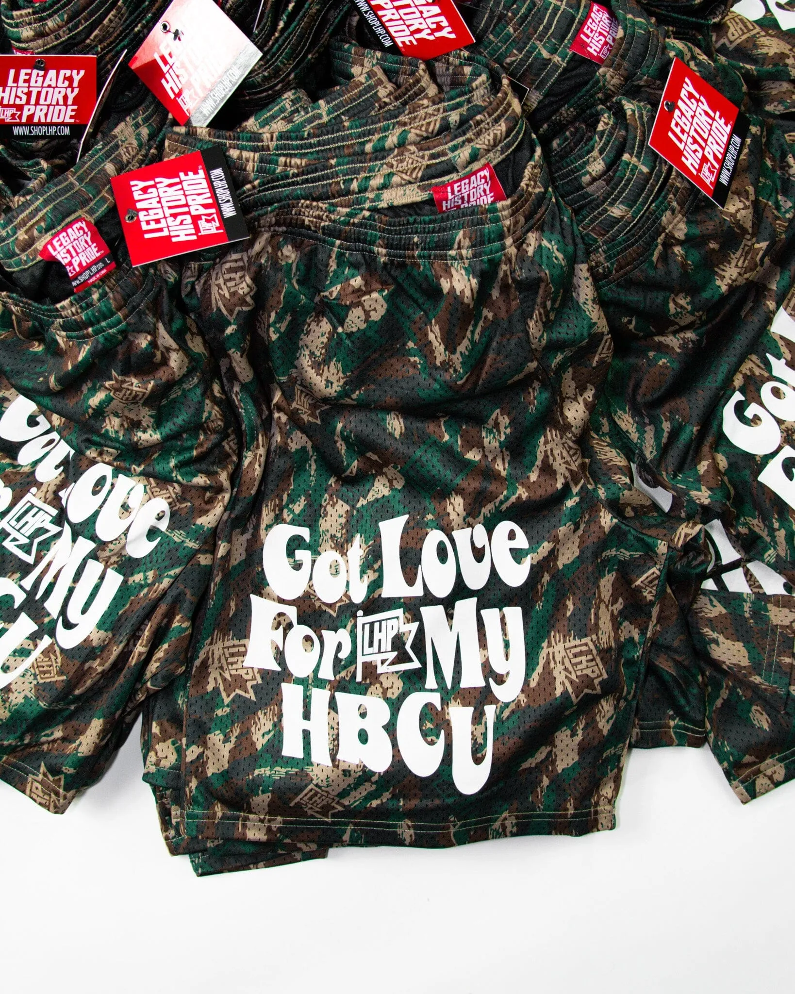 Got Love for My HBCU Camo Shorts