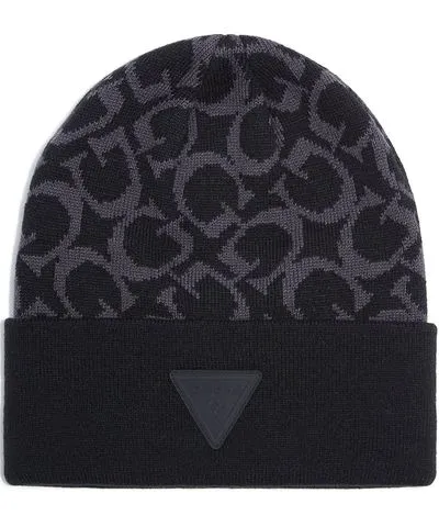 Guess Factory Logo Print Beanie