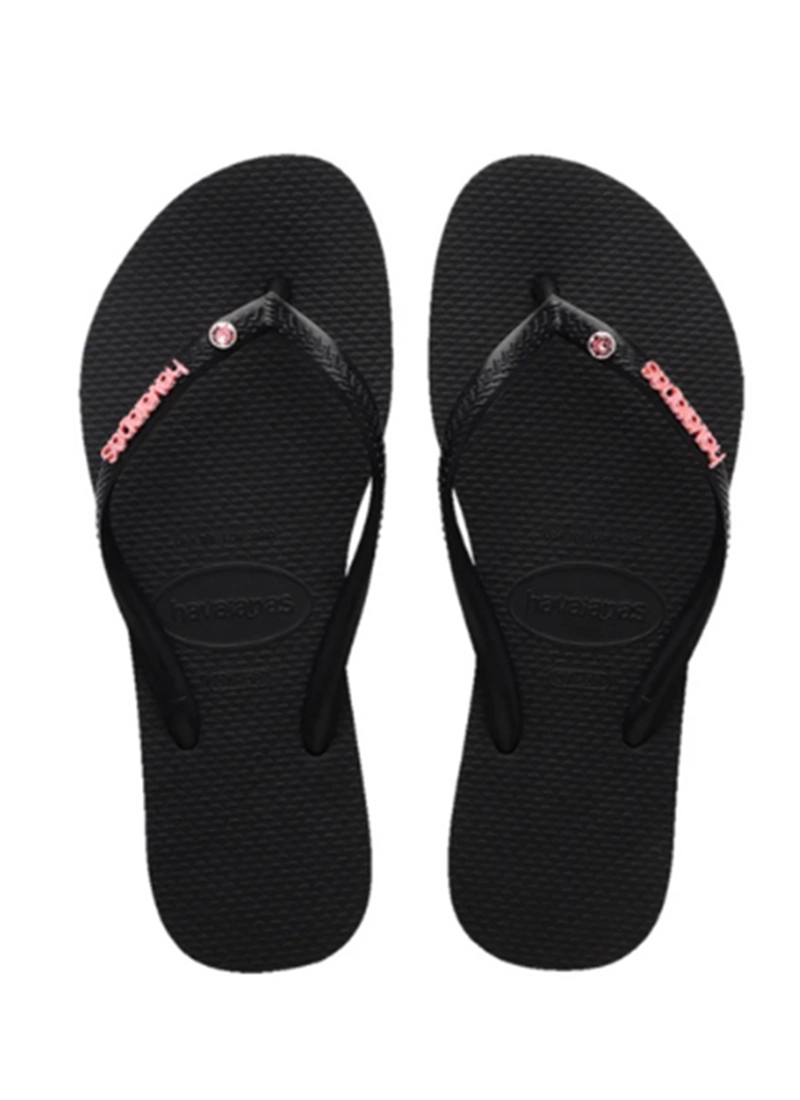 Havaianas Slim Metal Logo Crystal