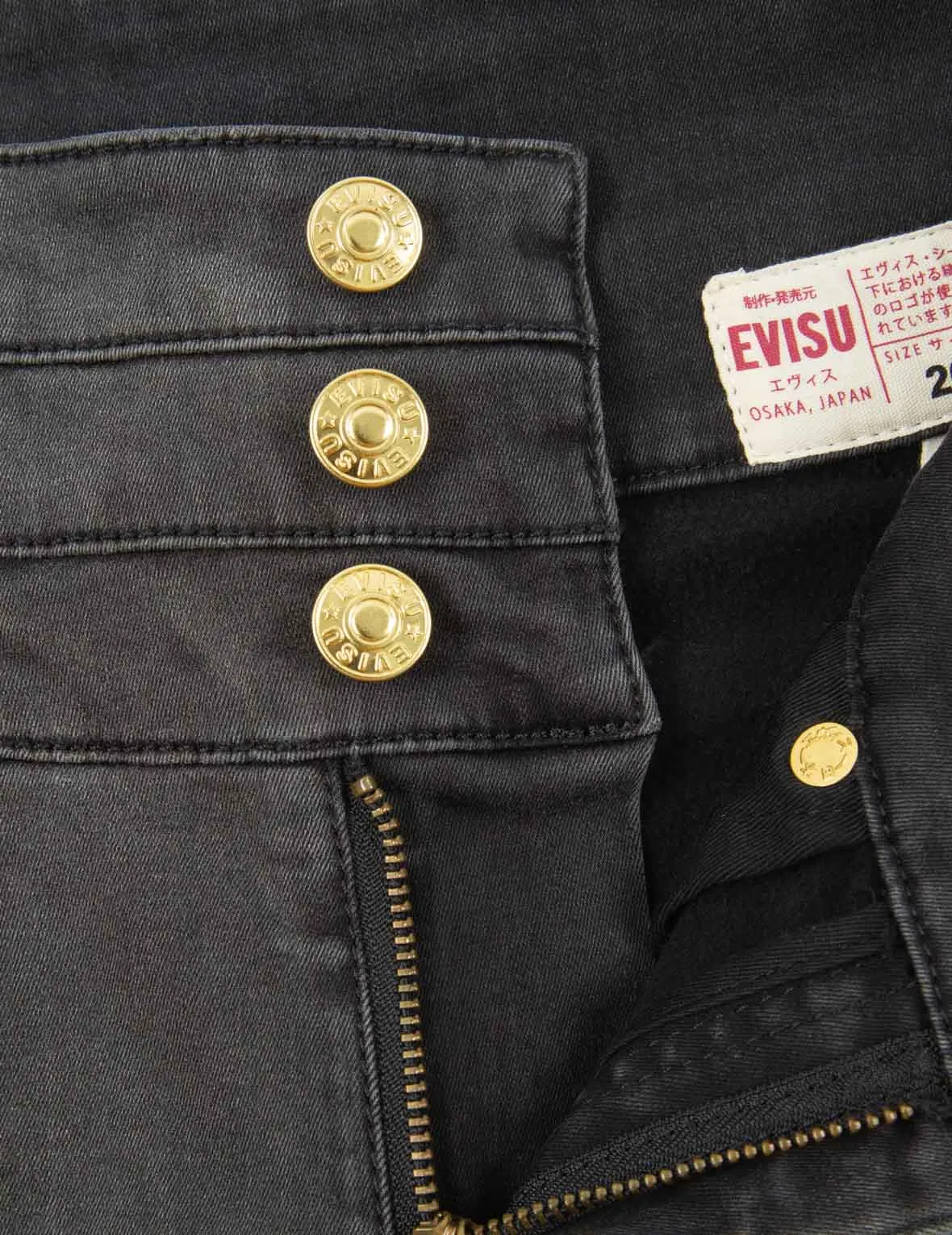 Koi Print and Seagull Embroidery Super High-Waist Skinny Jeans