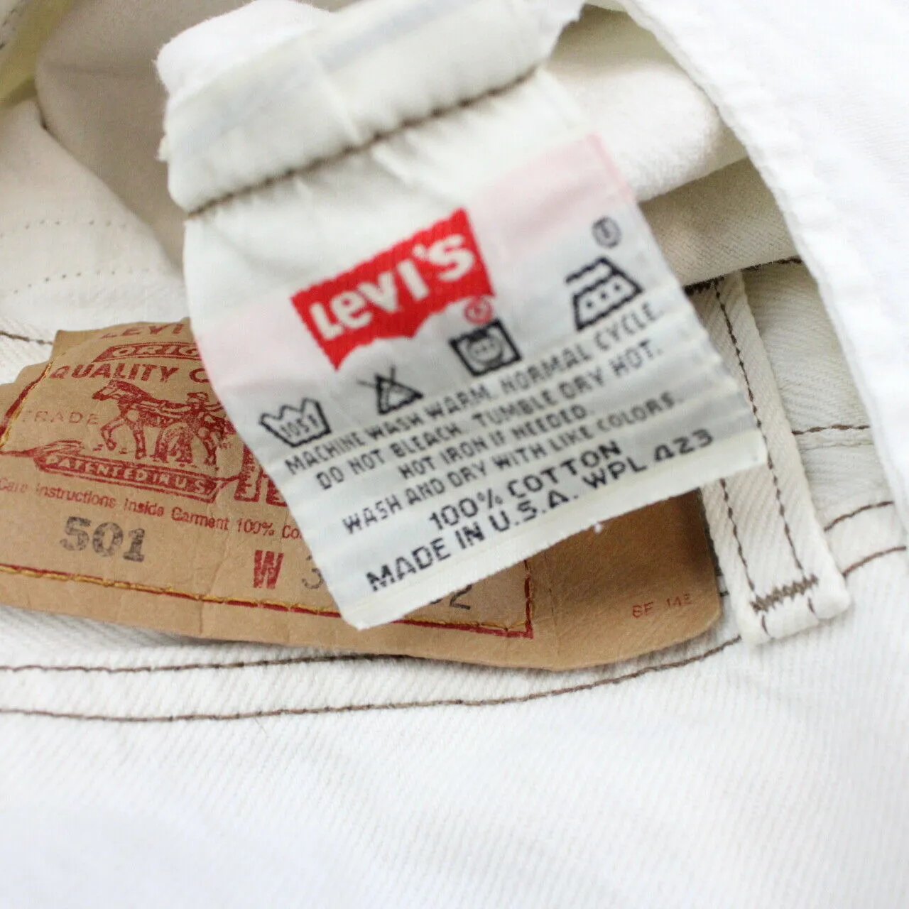 LEVIS 501 Jeans Beige | W34 L32