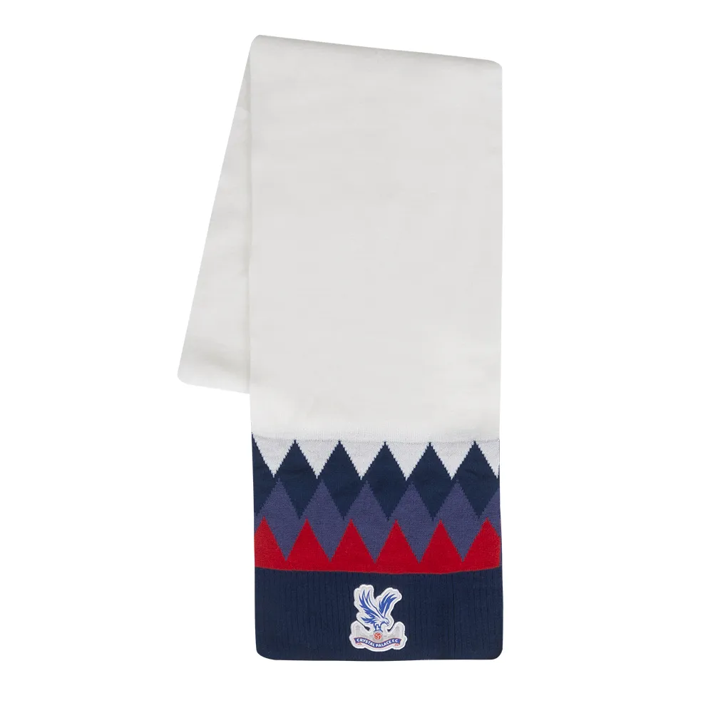 Logo Chevron Scarf White