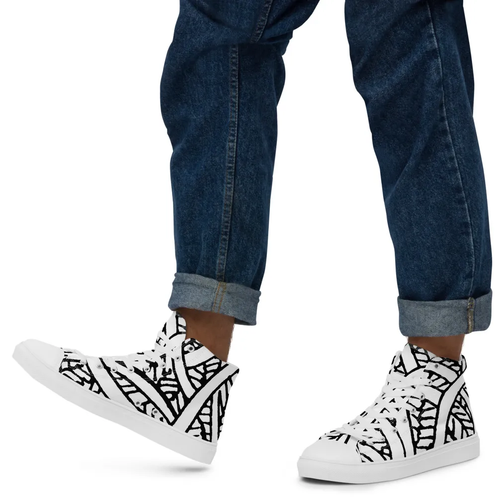 Men’s high top canvas shoes – Balmorhea Springs Energy