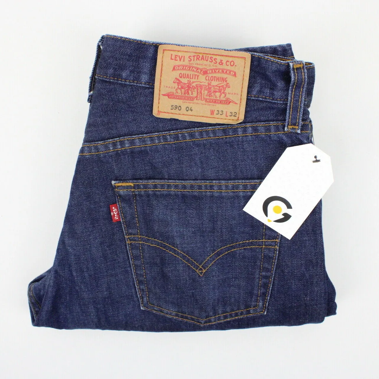 Mens LEVIS 590 Jeans Indigo | W33 L32