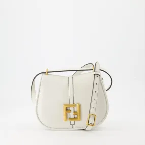 Mini White Leather Shoulder Bag