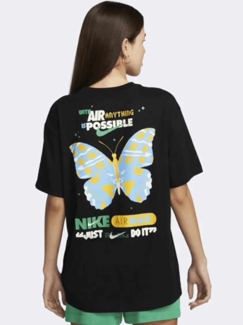 Nike Oc 2 Boyfriend Women Lifestyle T-Shirt Black/Multicolor