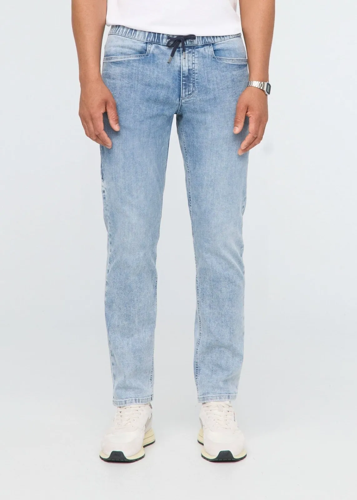 Performance Denim Essential Pant - Light Stone