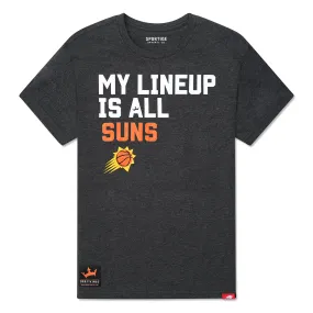 Phoenix Suns My Lineup Sportiqe Comfy T-Shirt
