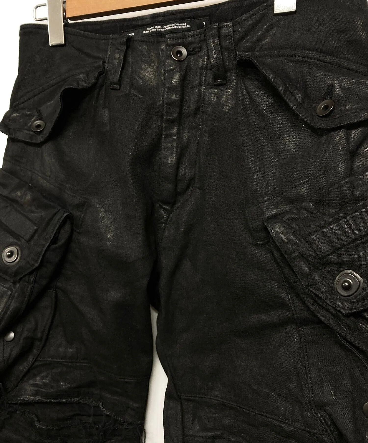 [Pre-owned] JULIUS 9Oz Stretch Denim Gas Mask Pants 777PAM23-C