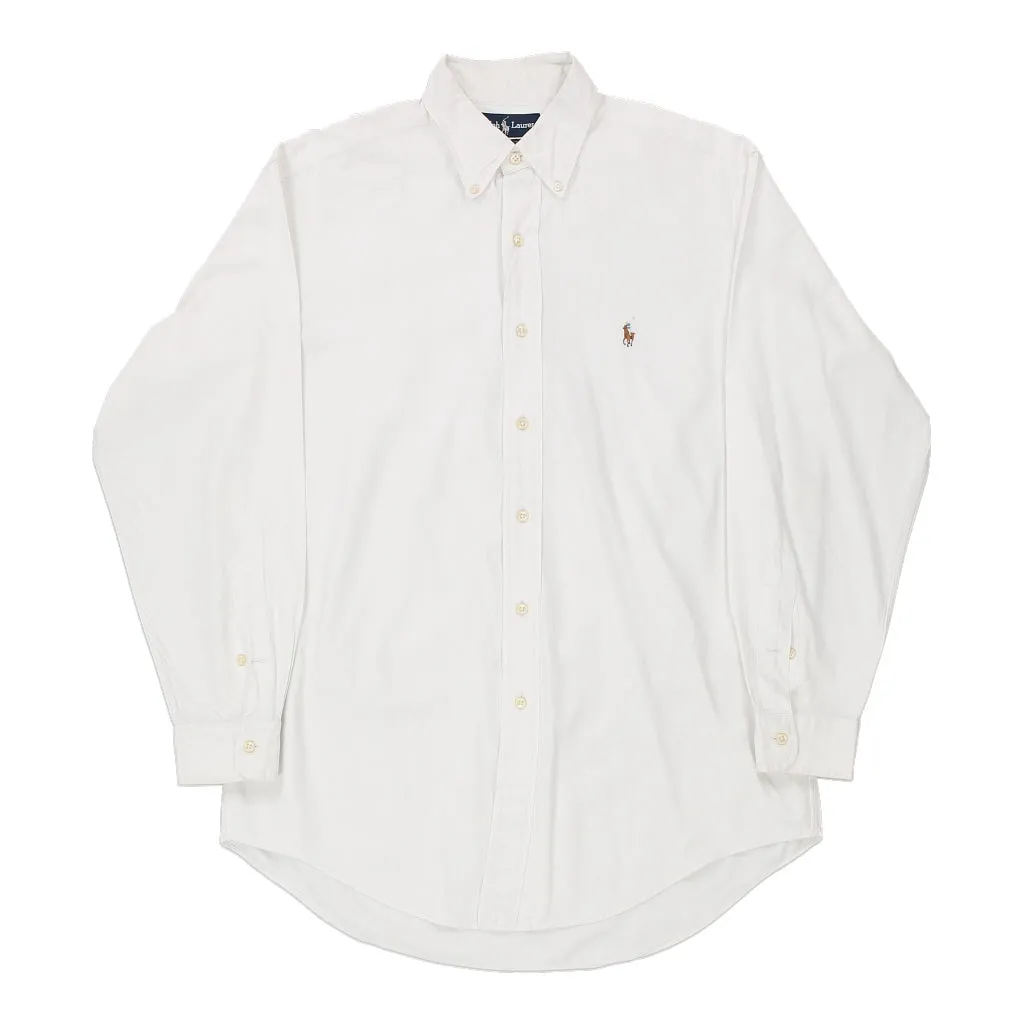 Ralph Lauren Shirt - Large White Cotton