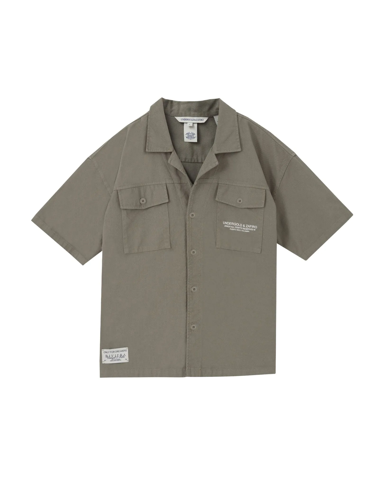 Riviera Heavyweight Short Sleeve Shirt - Green