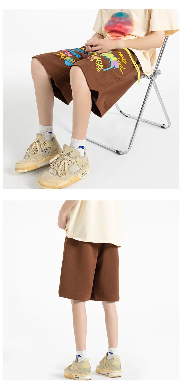SAVAGE Colorful Neon Style Shorts