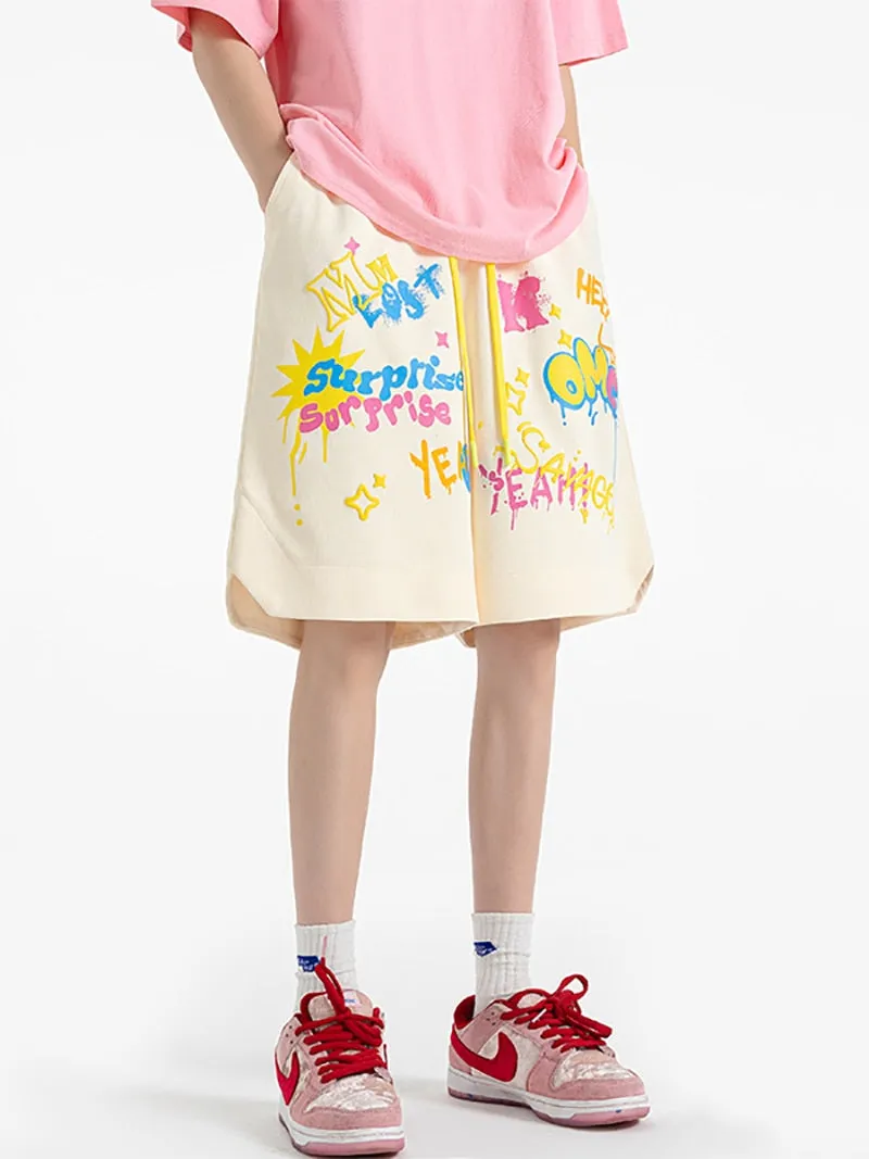 SAVAGE Colorful Neon Style Shorts