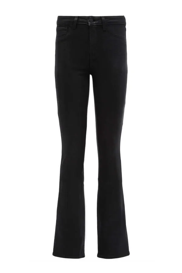 Selma HR Sleek Baby Boot Jeans - Noir Coated