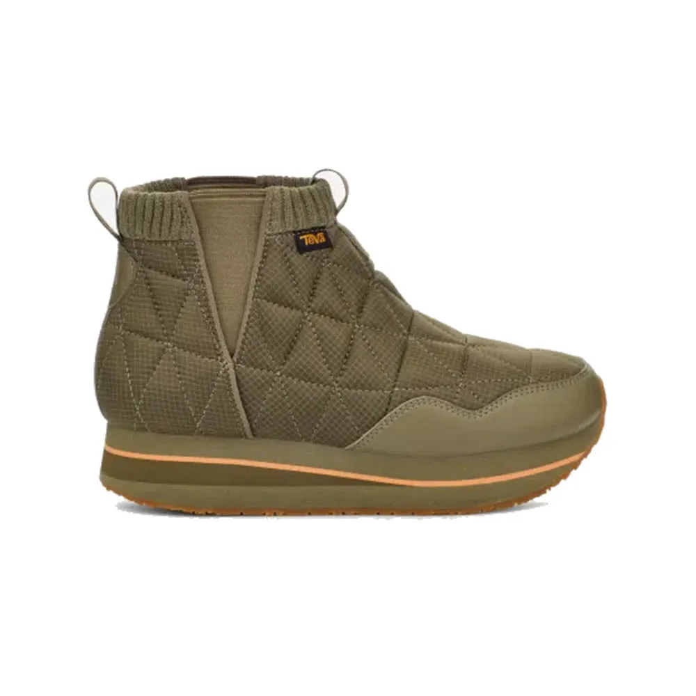 TEVA REEMBER MID PLATFORM BURNT OLIVE - WOMENS