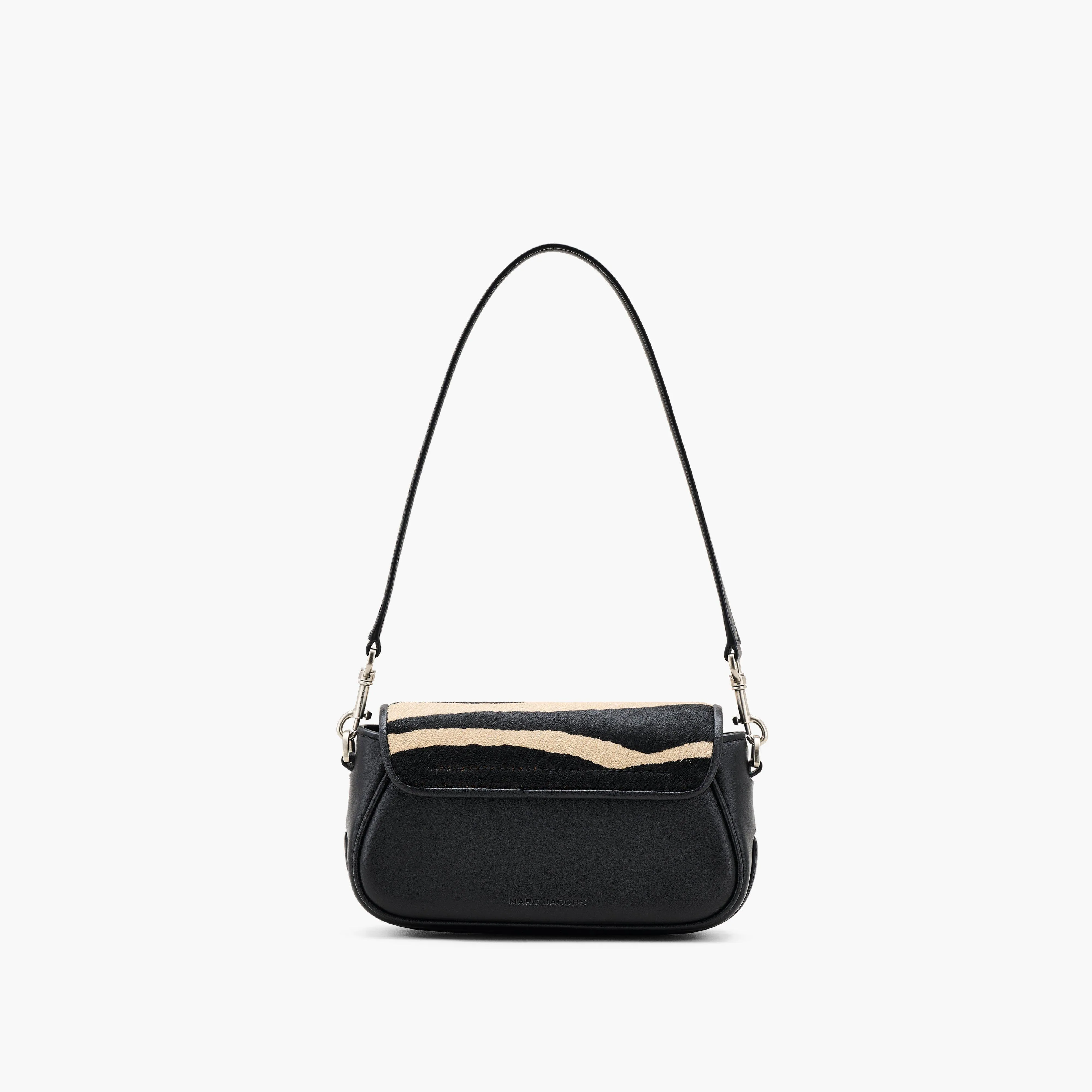 The Zebra Haircalf Clover Shoulder Bag