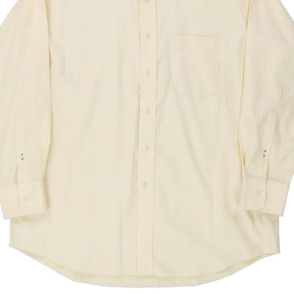 Tommy Hilfiger Striped Shirt - Large Yellow Cotton