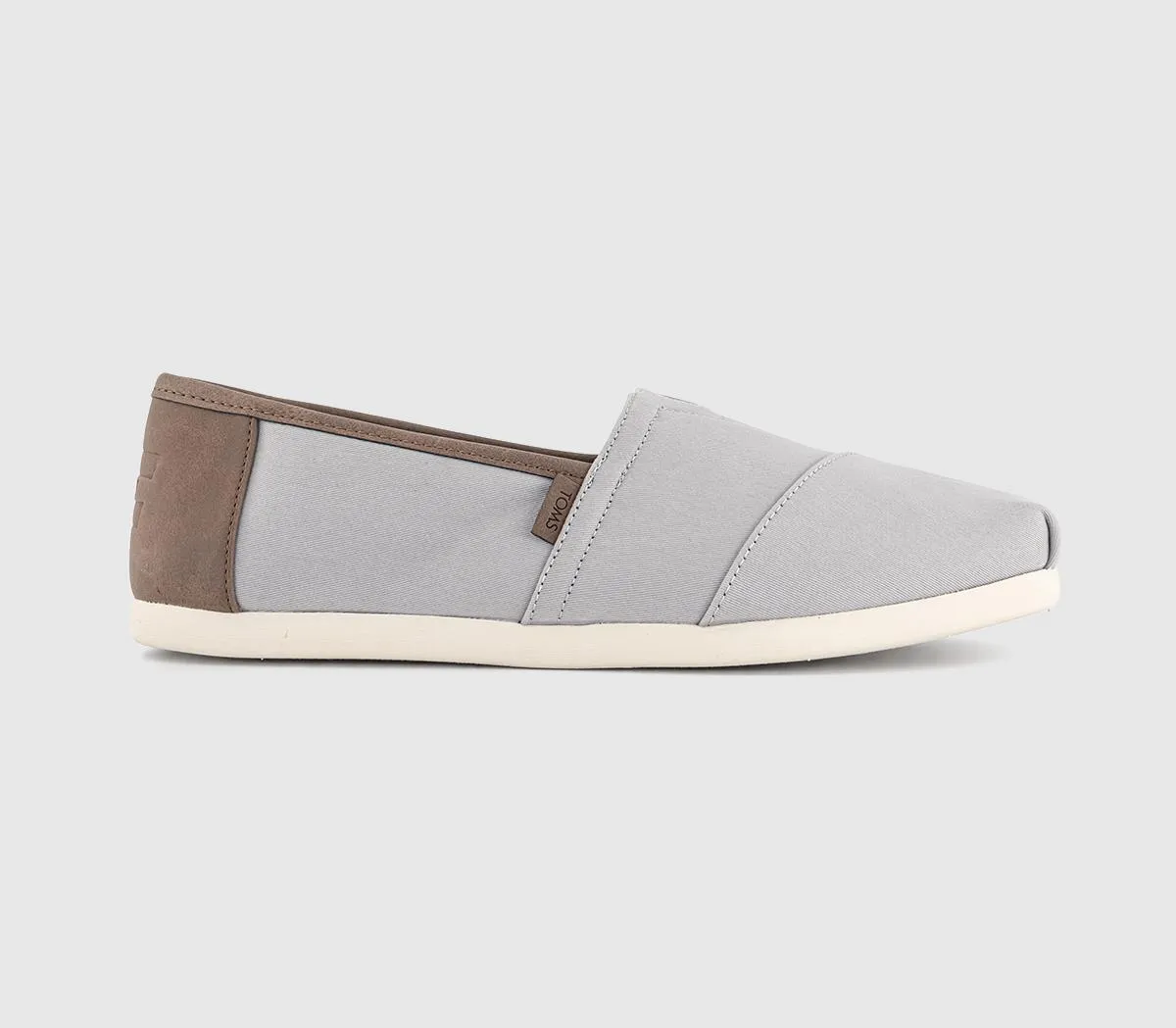 TOMS Alpargata 3.0 Slip Ons Drizzle Grey Brushed Twill